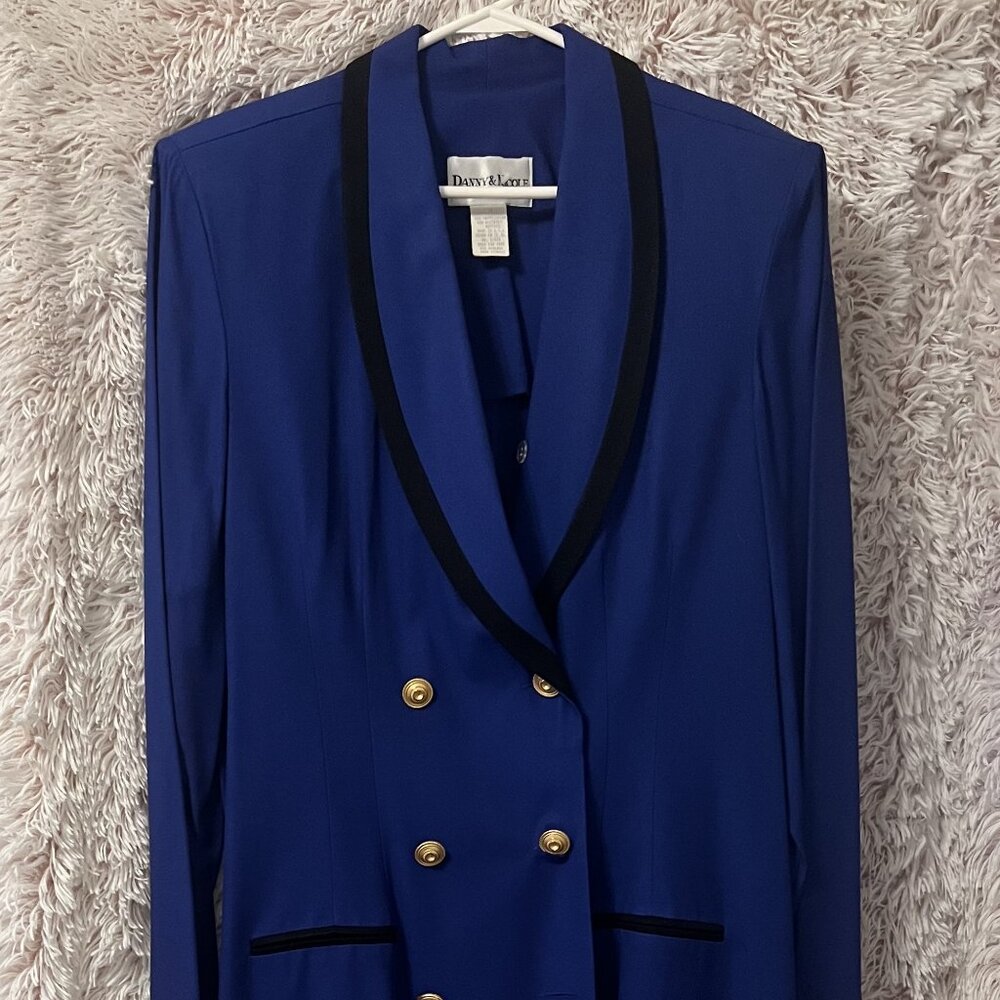 Danny & Nicole vintage dress. Size XL.  bluish purple.